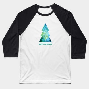 Abstract geometric Christmas tree Baseball T-Shirt